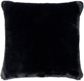 Декоративная подушка Home4you Soft Me, черный, 450 мм x 450 мм