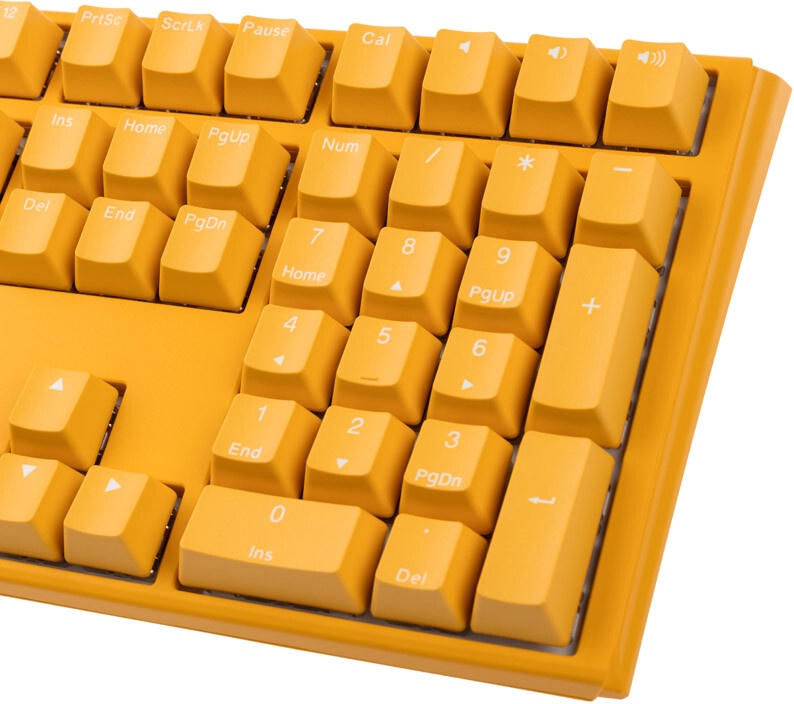 Клавиатура Ducky One 3 Cherry MX Brown Английский (US), желтый