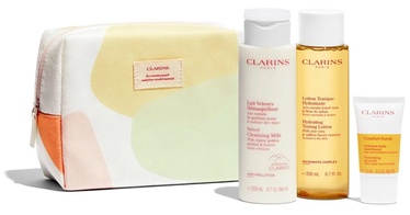 Sejas kopšanas līdzekļu komplekts sievietēm Clarins Cleansing Essentials, 415 ml, sievietēm