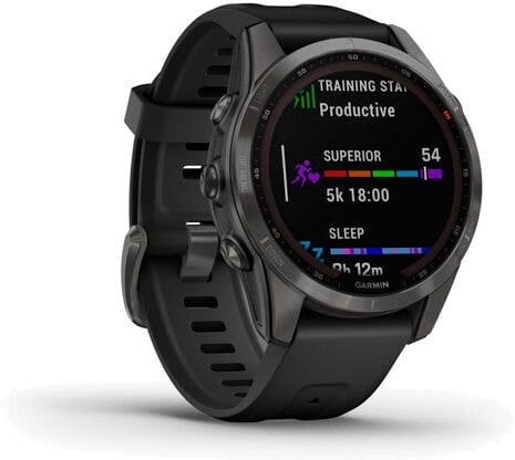 Умные часы Garmin Fenix 7 Pro Solar, черный
