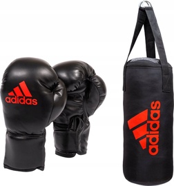 Боксерский мешок Adidas Kids Boxing Set, черный/красный