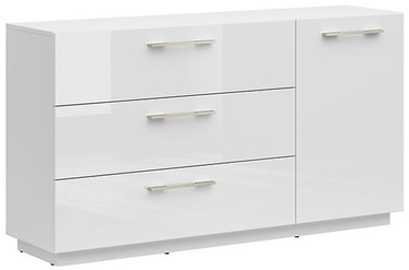 Комод FL Smart S477-KOM1D3S/KPL-BAL/BIP, белый, 160.5 x 42 см x 88.5 см