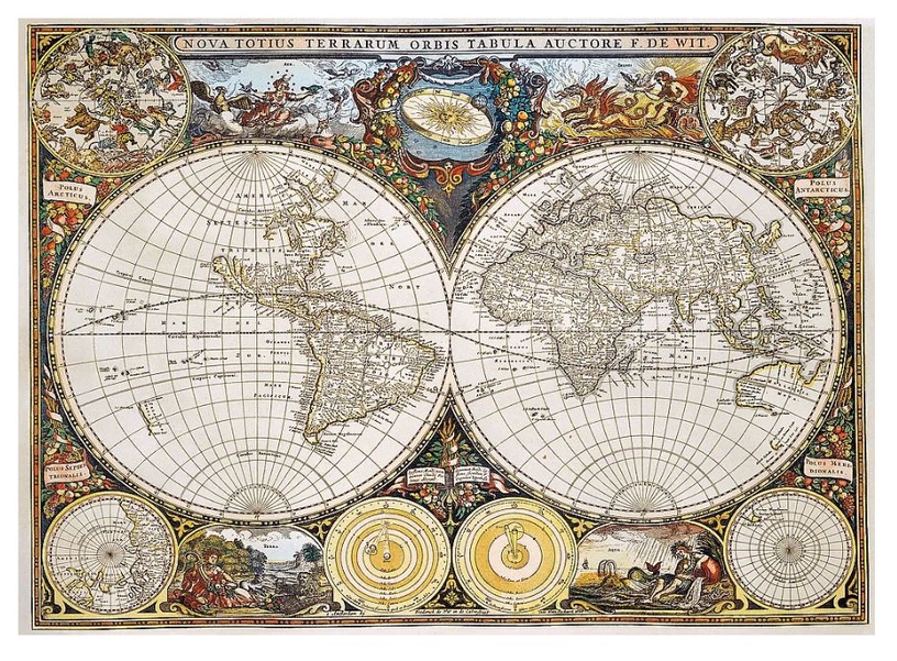 Пазл Trefl Ancient World Map 20144, 1000 шт.