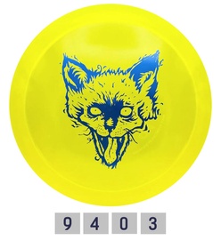 Lendav taldrik Discmania FD3 Jackal 9/4/0/3 851DM953959Y, kollane