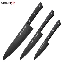 Набор кухонных ножей Samura Shadow SH-0220, 3 шт.