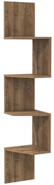 Seinariiul Kalune Design Desaldo, pähklipuu, 29.6 cm x 29.6 cm x 155.2 cm