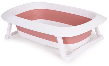 Vaikiška vonelė EcoToys Folding Bathtub Fudge, rožinė, 81 cm