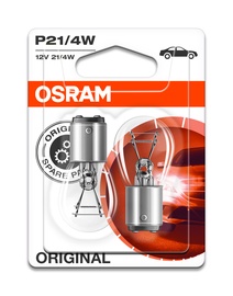 Automobilio lemputė Osram 7225-02B, Kaitrinė, skaidri, 12 V