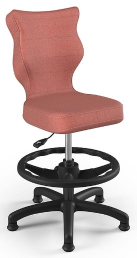 Bērnu krēsls Petit Black MT08 Size 4 HC+F, melna/rozā, 550 mm x 820 - 950 mm