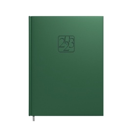 Töökalender Timer Vivella 2024, A4, roheline, 27.7 cm x 20.5 cm