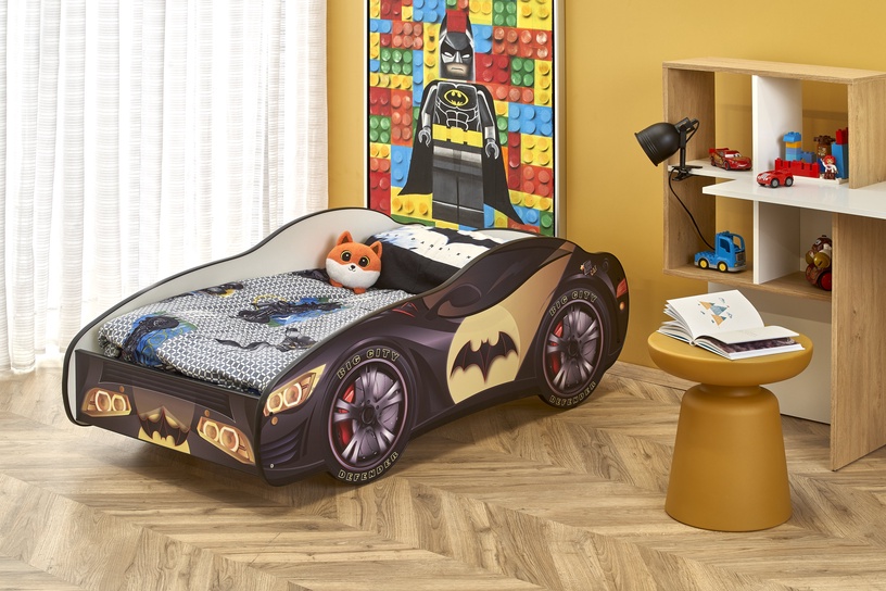 Детская кровать Batcar, многоцветный, 150 x 74 см