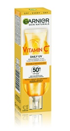 Saules aizsargājošs fluīds ķermenim/sejai/kājām Garnier Vitamin C Daily UV SPF50+, 40 ml