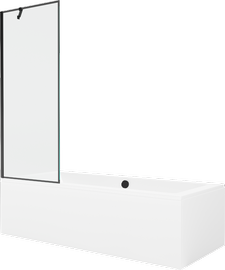 Vann, seinaga seinaga, nurgaga Mexen Cube, 180 cm x 80 cm x 39 cm, ristkülik