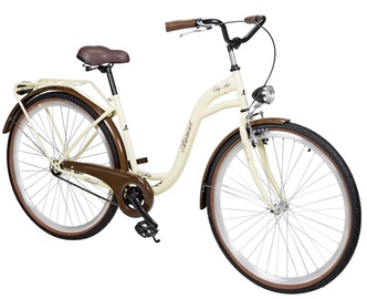 Велосипед городской Azimut City Lux, 28 ″, коричневый/кремовый
