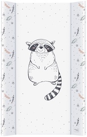 Pārtinamais matracis Ceba Baby Comfort Raccoon, 80 cm x 50 cm, brūna/balta/melna