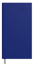 Рабочий календарь Timer Midi Memory 2024, синий, 16.7 см x 9 см