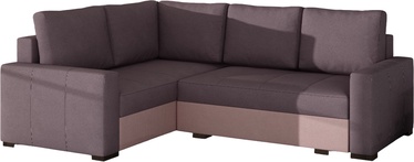 Stūra dīvāns Corona Soro 65, Soro 61, violeta, kreisais, 162 x 235 cm x 90 cm