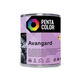 Dispersijas krāsa Pentacolor Avangard, balta, 0.9 l