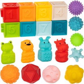 Klucīši Iso Trade Soft Sensory Blocks XL14951, 20 gab.