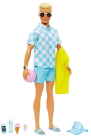 Lelle Barbie Barbie Beach Day Ken HPL74, 29 cm