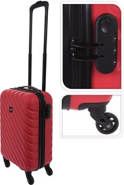 Дорожные чемоданы Explorer, красный, 28 л, 340 x 210 x 520 мм