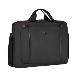 Nešiojamų kompiuterių krepšys Wenger BQ Toploader 611906, juoda/raudona, 14 l, 14.1-16"