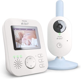Bērnu uzraudzības ierīces Philips SCD835/26, zila/balta