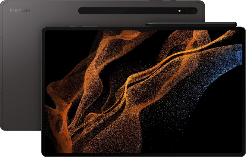 Tahvelarvuti Samsung Galaxy Tab S8 Ultra 5G, hall, 14.6", 8GB/128GB, 3G, 4G