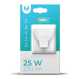 Лампочка Forever Light LED, MR11, белый, G4, 25 Вт, 230 лм