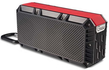 Bezvadu skaļrunis HiSmart BS330133, melna/sarkana, 10 W