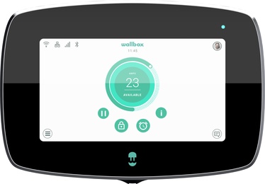 Зарядная станция для электромобилей Wallbox Commander 2 22 kW, черный, 230 В