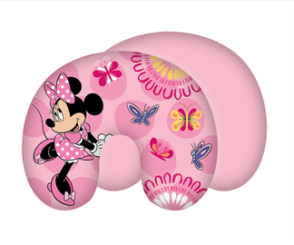 Ceļojumu spilvens Jerry Fabrics Minnie Butterfly, rozā, 28 cm x 33 cm