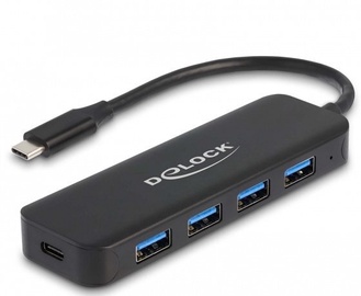 USB jaotur Delock 4 Port SuperSpeed, 0.015 m, must