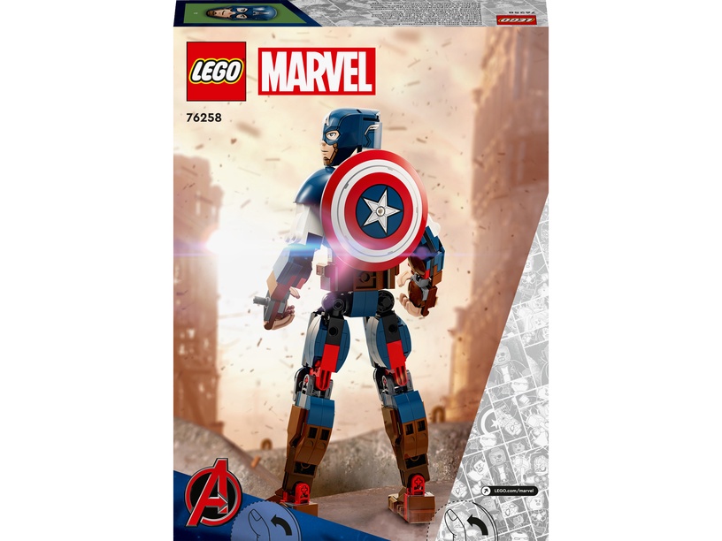 Конструктор LEGO® Marvel Captain America Construction Figure 76258, 310 шт.