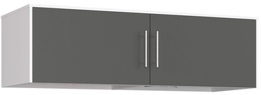 Шкафчики Akord S150, белый/серый, 60 см x 150 см x 45 см