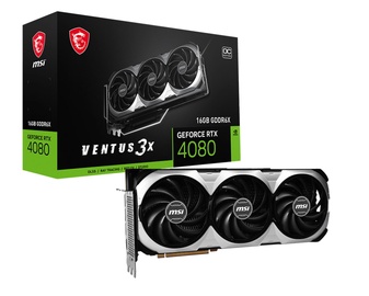 Videokarte MSI GeForce RTX 4080 Ventus 3X OC, 16 GB, GDDR6X