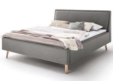 Кровать Frieda Ocean, 160 x 200 cm, дубовый/светло-серый