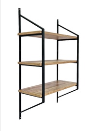 Seinariiul Kalune Design Raffy 1, pruun/must, 60 cm x 28 cm x 95 cm