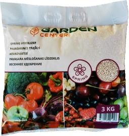 Mēslojums lapu dārzeņiem, augļu kokiem, dekoratīvajiem augiem Garden Center Spring, 3 kg