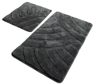 Комплект ковриков для ванны Foutastic Alya 359CHL1576, темно-серый, 1000 мм x 600 мм