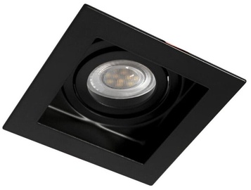 Lampa padziļinājums CristalRecord Akrah Square, GU10, melna