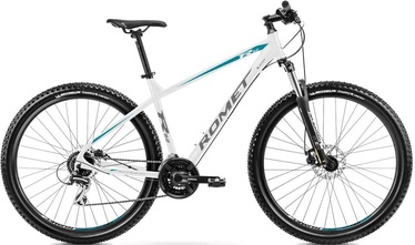 Velosipēds kalnu Romet Rambler R9.2, 29 ", 21" rāmis, balta/grafīta