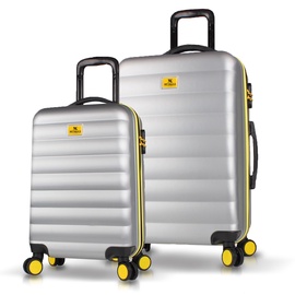 Комплект чемоданов My Valice Crskogri, серый, 70 л, 28 x 42 x 65 см, 2 шт.