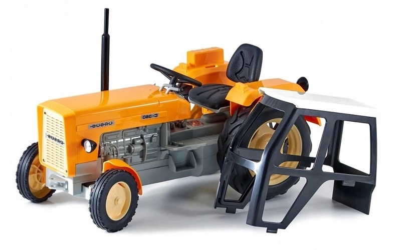 Rotaļu traktors ATA Double Eagle Manual Tractor Ursus C-360 DO-E238, 1:10, dzeltena