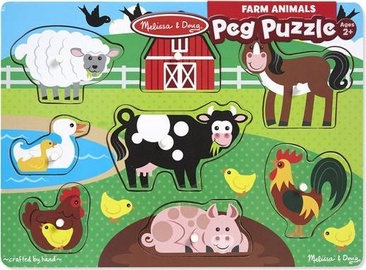 Koka puzle Melissa & Doug Farm Animals 672910