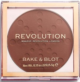 Пудра Makeup Revolution London Bake & Blot Deep Dark, 5.5 г