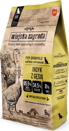 Сухой корм для собак Wiejska Zagroda Country Farm Turkey with Goose, индюшатина/гусиное мясо, 9 кг