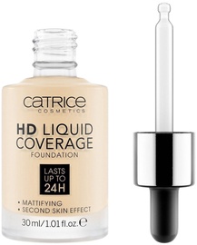 Тональный крем Catrice HD Liquid Coverage 002 Porcelain Beige, 30 мл