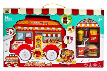 Rotaļu virtuves piederumi Gerardos Toys Fast Food Hamburger Set 689-26