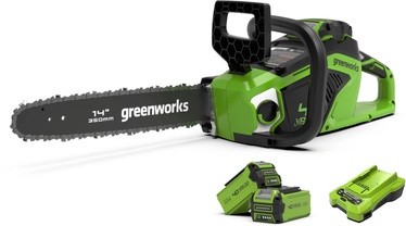 Аккумуляторная бензопила Greenworks GD40CS15K2X